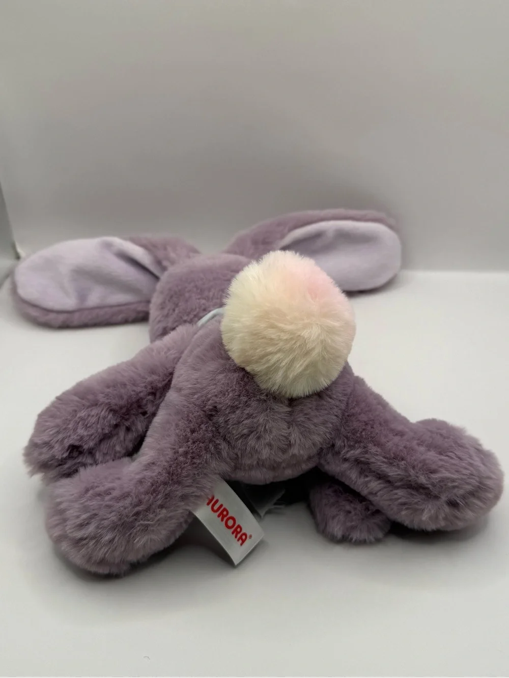 Aurora Luxe Lilac Cottontails Bunny Plush Stuffed Animal